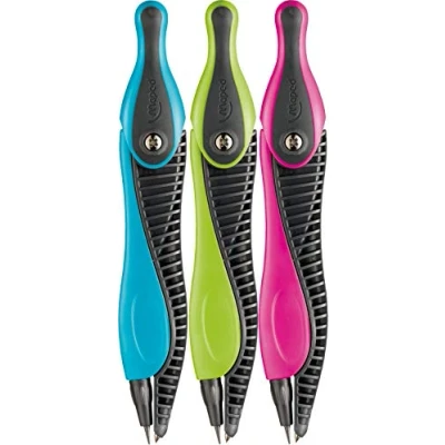 Image de Maped KID&#039;Z Compas, 191510, Bleu, Rose, Vert, 3 stück (1er Pack)
