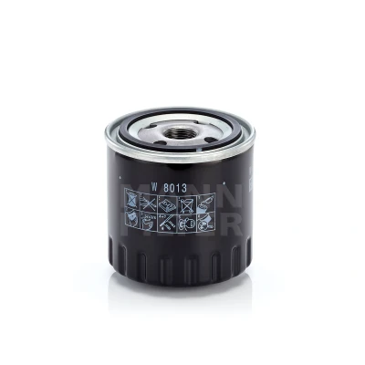 Image de MANN FILTER W 8013 Filtre à huile M 20 X 1.5 avec un clapet de non retour vissé RENAULT: SCENIC 3, MEGANE 3 Grandtour, GRAND