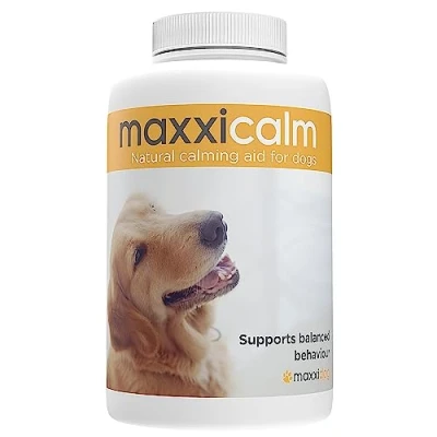 Image de maxxipaws maxxicalm calmant Naturel pour Chien sans Somnolence 120 Savoureux comprimés