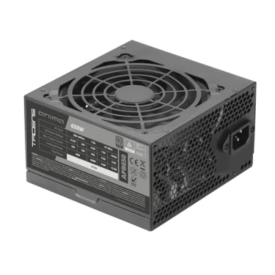 Image de Tacens Anima APB650, Alimentation PC ATX 650W, Certifiée 80Plus Bronze, 85% d&#039;Efficacité, Technologies SMD et DC DC, Ventilateur Ultra Silencieux 12cm, Câbles Plats Extra Longs, Noir