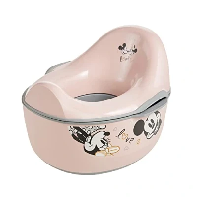 Image de keeeper Minnie, Pot pour Bébé 4en1 deluxe, + Siège de Toilette Tabouret Distributeur Lingettes humides, d&#039;env. 18 mois à env. 4 ans, kasimir, Rose