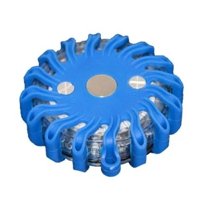 Image de Balise Pro de signalisation gyrophare 16 LEDs Bleue Rechargeable LEDwarning, aimantée et Waterproof Vendeur Stock en France