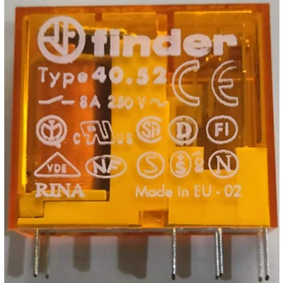 Image de Finder 40.52.8.230.0000 Relais pour PCB 230 V/AC 8 A 2 échanges 1 pièce