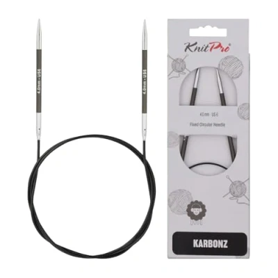 Image de KnitPro KP41168 Arbon Aiguille Fixe Circulaire Bois Multicolore 22 x 0,8 11,2 cm
