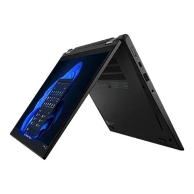 Image de Lenovo ThinkPad L13 Yoga Gen 4 (AMD) AMD Ryzen™ 5 Pro 7530U Hybride (2 en 1) 33,8 cm (13.3 ) Écran tactile WUXGA 16 Go DDR4 SDRAM 512 SSD Wi Fi 6E (802.11ax) Windows 11 Allemand Noir Neuf