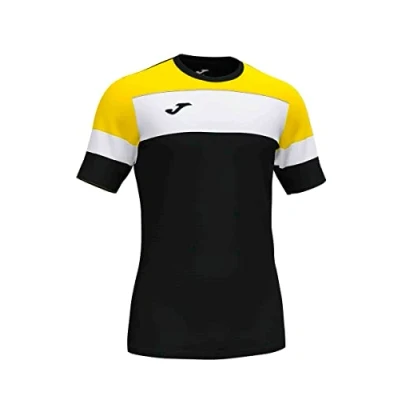 Image de Joma Homme Crew Iv T shirts Equip M C, Noir/Jaune, XL EU