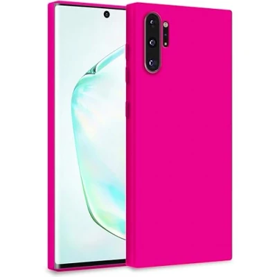 Image de MyGadget Coque pour Samsung Galaxy Note 10 Plus Case Protection Rigide Anti Choc avec Doublure Microfibre Rouge Magenta