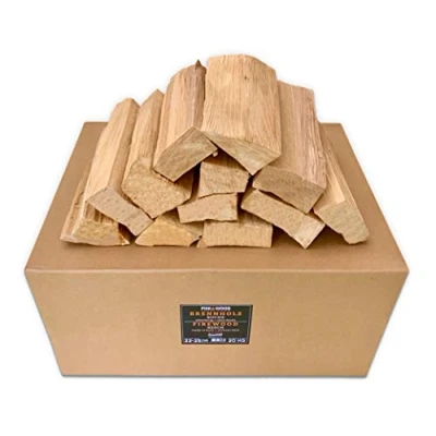 Image de PINI Bois de barbecue sans écorce hêtre 20 kg chauffage d&#039;environ 25 cm pour four à pizza, barbecue, fumoir, cheminée, brasero