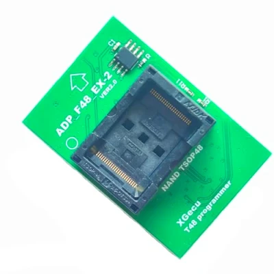 Image de XGOIENZI XGecu NAND TSOP48 2 Adaptateur Flash à utiliser uniquement T48 (TL866 3G) Programmer ADP_F48_EX ic chip Socket