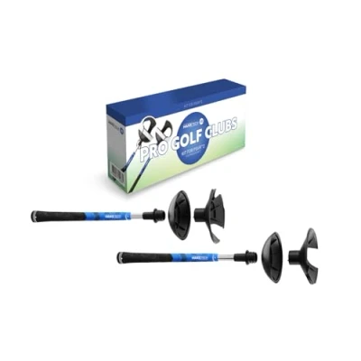 Image de Maxx Tech VR Pro Golf clubs Kit designed for PlayStation 5 PSVR2 controllers, includes 2 premium quality compatible with +, Walkabout Mini and many more