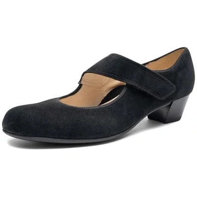 Image de ARA Femme Catane Chaussure à Fermoir, Noir, 38.5 EU Large