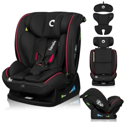Image de LIONELO AART i Size Siège Auto Bébé 40 à 150 cm, Installation avec Ceinture de Sécurité, Réglage l&#039;Appui tête et l&#039;Inclinaison, Insert Lombaire Réducteur, Norme R129 Standard