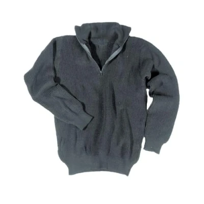 Image de Mil Tec Mixte Pull over Troyer Noir Veste, Noir, 46 EU