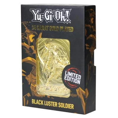 Image de Yu Gi Oh ! Carte en or 24 carats Soldat de Black Luster