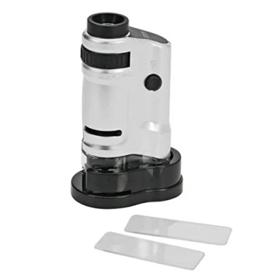 Image de Safe, Microscope zoom avec LED Grossissement max : 40x dim: 30x55x100 mm. par pc.
