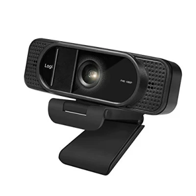 Image de LogiLink UA0381 Webcam HD USB avec objectif grand angle 96, double microphone réduction du bruit, mise au point fixe, correction de faible luminosité, pour vidéoconférence et streaming en direct