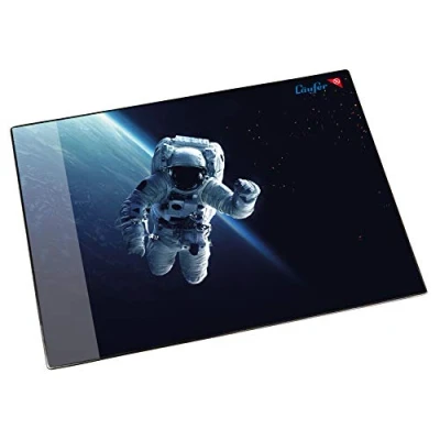 Image de Läufer 46659 sous main avec motif astronaute, 40x53 cm, antidérapant pour des enfants une poche de côté transparente