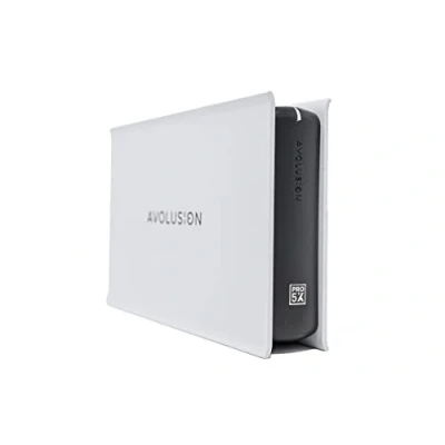 Image de Avolusion PRO 5X Series Disque dur externe USB 3.0 pour console de jeu PS5 Blanc 8 To
