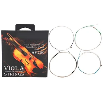 Image de 4 cordes d&#039;alto, ensemble complet universel de d&#039;alto professionnelles à noyau en acier E A D G pour altos 14 &quot; 16&quot; tons riches et chauds Corde Violon Alto
