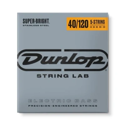 Image de Jim Dunlop DBSBS40120 Corde basse en acier inoxydable super brillante Lt 5 / St Bass