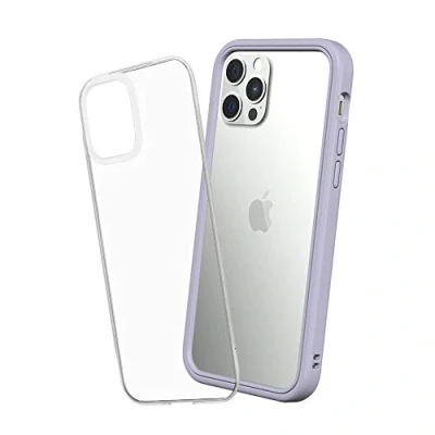 Image de RhinoShield Coque Compatible avec [iPhone 12/12 Pro] Mod NX Protection Fine Personnalisable Technologie d&#039;absorption des Chocs [sans BPA] Lavande