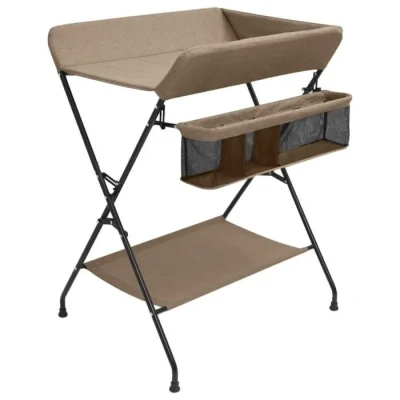 Image de SMARTGROUPSTORE BD Table à langer Fer Gris Taupe