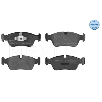 Image de MEYLE 025 239 3517 Jeu de plaquettes frein ORIGINAL Quality Essieu avant préparé pour indicateur d&#039;usure avec tôle anti bruit BMW: 3 Berline
