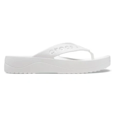 Image de Crocs Femme Baya Plateforme Flip Sandale, Blanc, 42 EU
