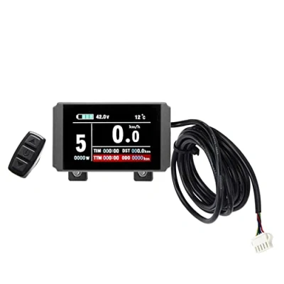 Image de windmeile Afficheur KT LCD8H, Ordinateur de Bord, indicateur Vitesse, écran LCD, éclairé, Multifonctionnel, E Bike, vélo électrique, Pedelec, 24V/36V/48V