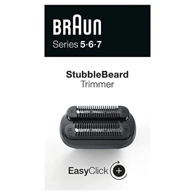 Image de Braun EasyClick Accessoire pour Tondeuse À Barbe De 3 Jours Et Rasoir Électrique Series 5, 6 7, Nouvelle Génération