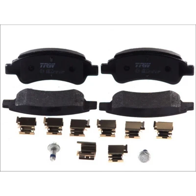 Image de TRW COTEC GDB1623 Jeu de plaquettes frein non préparé pour indicateur d&#039;usure avec vis d&#039;étrier accessoires CITROËN: C4 Coupe