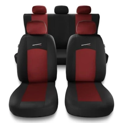 Image de Mossa Housses de siège adaptées pour Citroen C3 I, II, III (2002 2019) Housse Siege Voiture universelles Couverture S RD