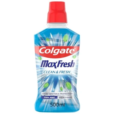 Image de COLGATE Bain de bouche Max Fresh Clean &amp; fraîcheur longue durée 500ml
