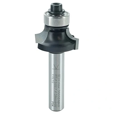 Image de ENT 14286 Fraise à arrondir Carbure, Queue (S) 8 mm, Diamètre (D) 22,7 NL 9,5 R 5 SL 32 avec roulement