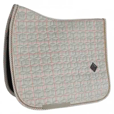 Image de Kentucky Tapis de Selle Pied Poule Dressage Beige Full
