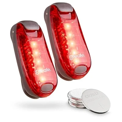 Image de greate. 2X LED Clignotant pour Cartable Clip Lumineux Petit, léger &amp; avec Velcro Lumière de sécurité Cartable, Running, Lampe Chien, Chien Nuit lumière, Sport