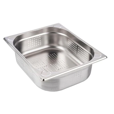 Image de APS 81902 Récipient GN 1/2, perforé, acier inoxydable gastronorme, dimensions 265 x 325 mm/hauteur 100 mm