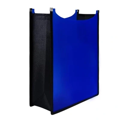 Image de D.RECT Boîte à Cahiers A4 pour Cartable, Ouverte sur le Dessus Enfants en Plastique D&#039;école, Livres et Documents, Dossier Solide Sac, Bleu