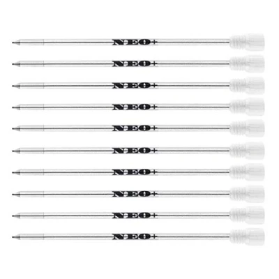Image de Recharges d&#039;encre bleue ou noire pour stylos à billes Swarovski Element Cristal D1 par Neo + Bleu 10
