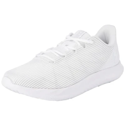 Image de Under Armour UA Charged Speed Swift Baskets pour hommes, chaussures de sport respirantes, blanc/blanc/blanc