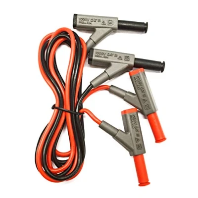 Image de Peak Tech isolée 4 mm Câble de connexion avec embrayage Cat III 1000 V, 1 pièce, P 7025