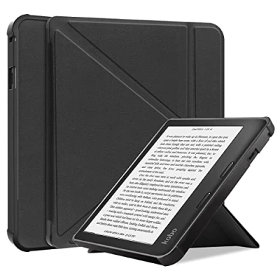 Image de STAECAS Antichoc Housse pour KOBO Sage Coque Étui 8&quot; Liseuse eBook avec Support Pliant Protection (Noir)