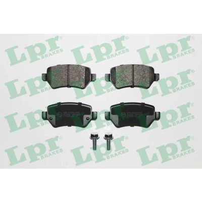 Image de LPR 05P1650 Jeu de plaquettes frein avec vis/boulons OPEL: Zafira B, Astra H GTC, 3/5 portes, VAUXHALL: Mk5, Mk5 Sport Hatch