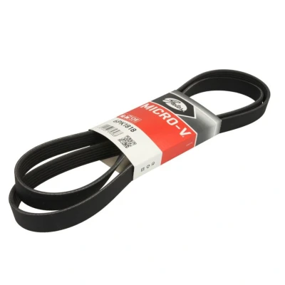 Image de GATES 6PK1818 Courroie Poly V 1818 6 Polyester, EPDM (éthylène propylène diène caoutchouc) RoadMax Value Line RENAULT: LAGUNA 2, 3
