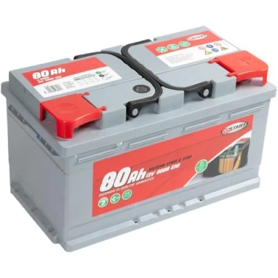 Image de Batterie Stop&amp;Start 80AH 12V 800A (EN1) scellée, pôle positif droit Cassette L3, EFB technology