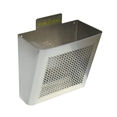 Image de Arregui E2327 Panier publicitaire en acier inoxydable 8 L INOX