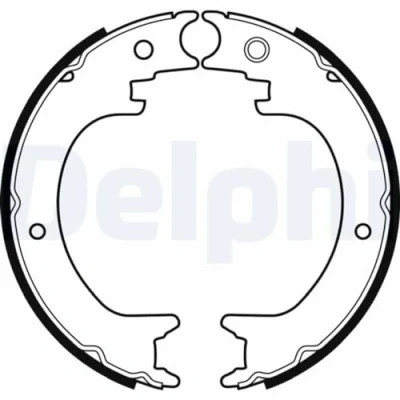Image de DELPHI LS2082 Mâchoires De Frein à Main MITSUBISHI: PAJERO 4