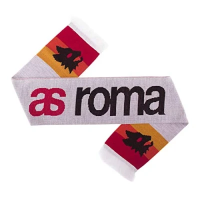 Image de AS Roma Écharpe officielle, rétro blanc