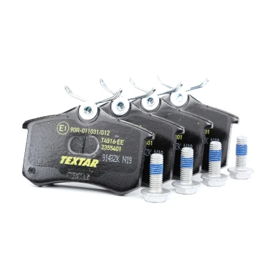 Image de TEXTAR 2355401 Jeu de plaquettes frein non préparé pour indicateur d&#039;usure avec vis d&#039;étrier AUDI: A4 B7 Avant, B6 Berline