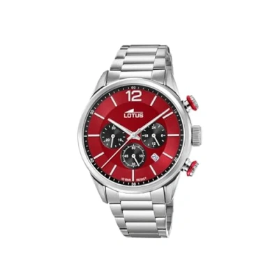 Image de Lotus Chrono Montre à aiguilles, Homme, Taille: One Size, Red